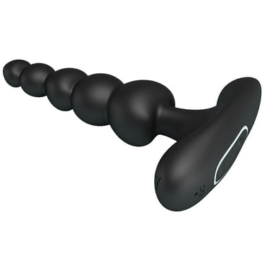 Plug Anale con Palline Graded e Vibrazioni Silenziose